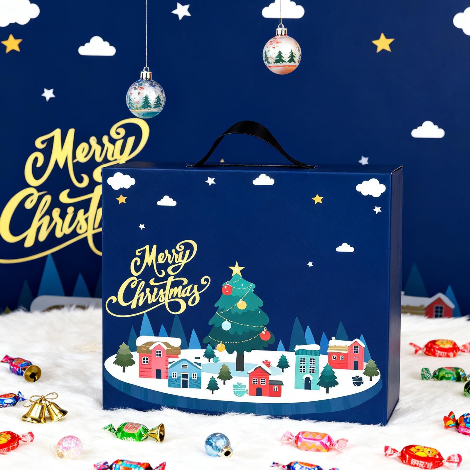 Adventsbox Nachfüllbarer leerer Adventskalender zum Befüllen | Dezember Countdown Kalender für Kinder Mädchen Teenager Erwachsene zu Geburtstagen Weihnachten und anderen