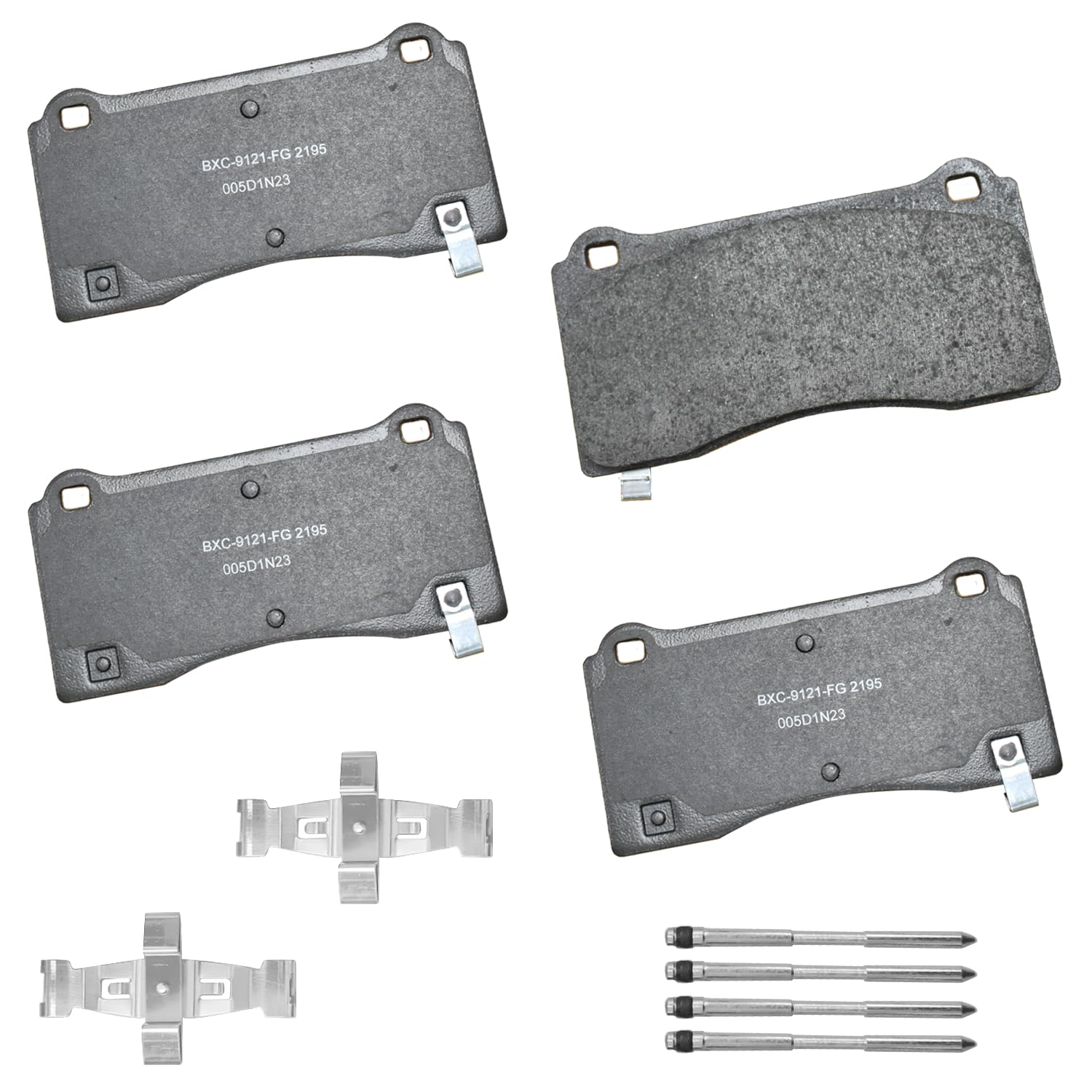 Bendix Premium SBC2195 Ceramic Front Brake Pads for Tesla 3 2023-2017, Y 2022-2021