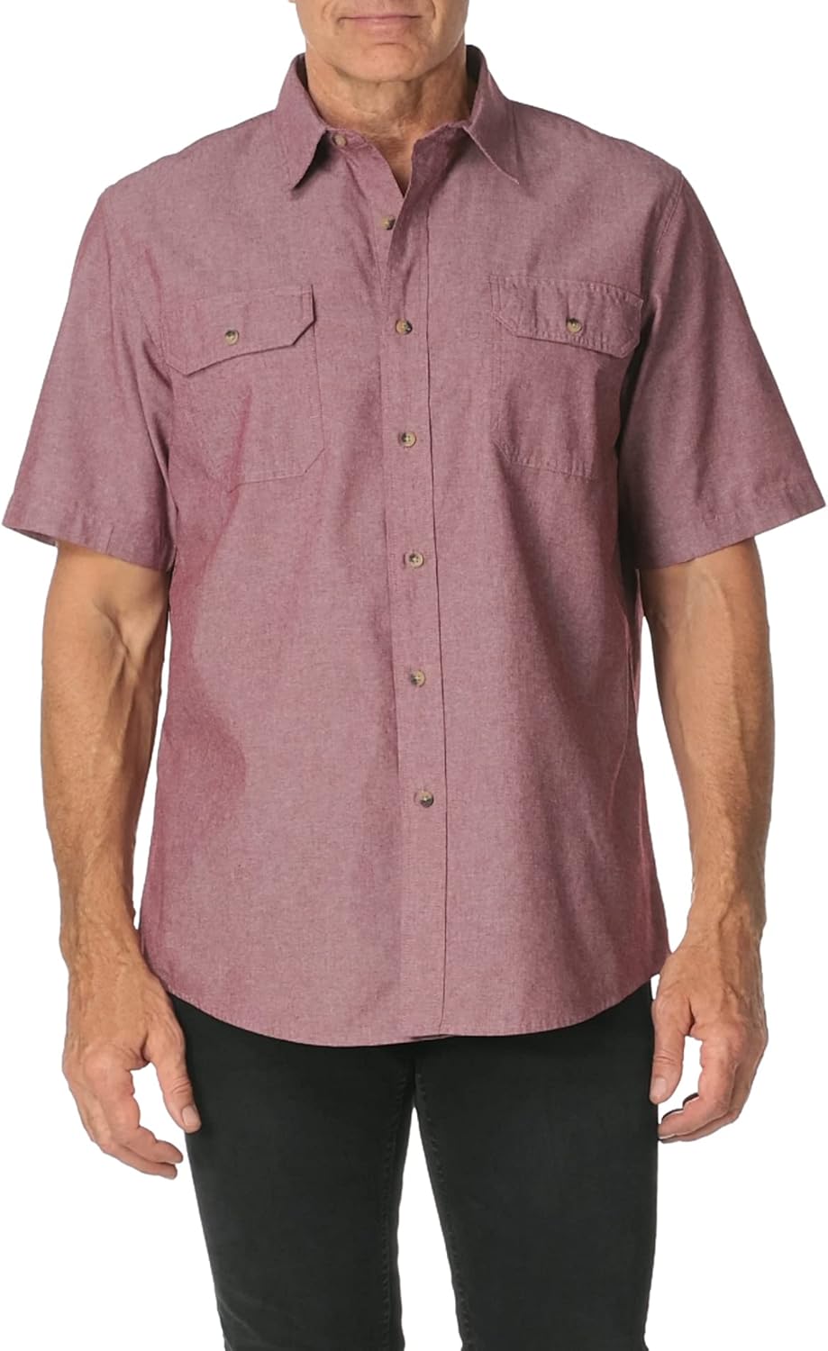 Wrangler Authentics Men's Short Sleeve Classic Woven Shirt - Image 4