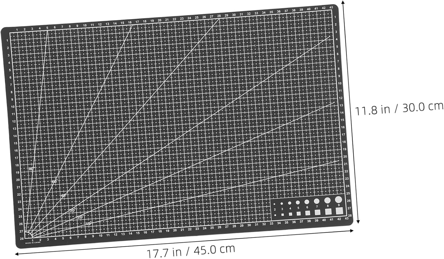Dual Sided Cutting Mat Nonslip Plastic Crafting Board for Sewing Quilting Projects Durable Reliable and Versatile Mat for Scrapbooking and Handcrafts