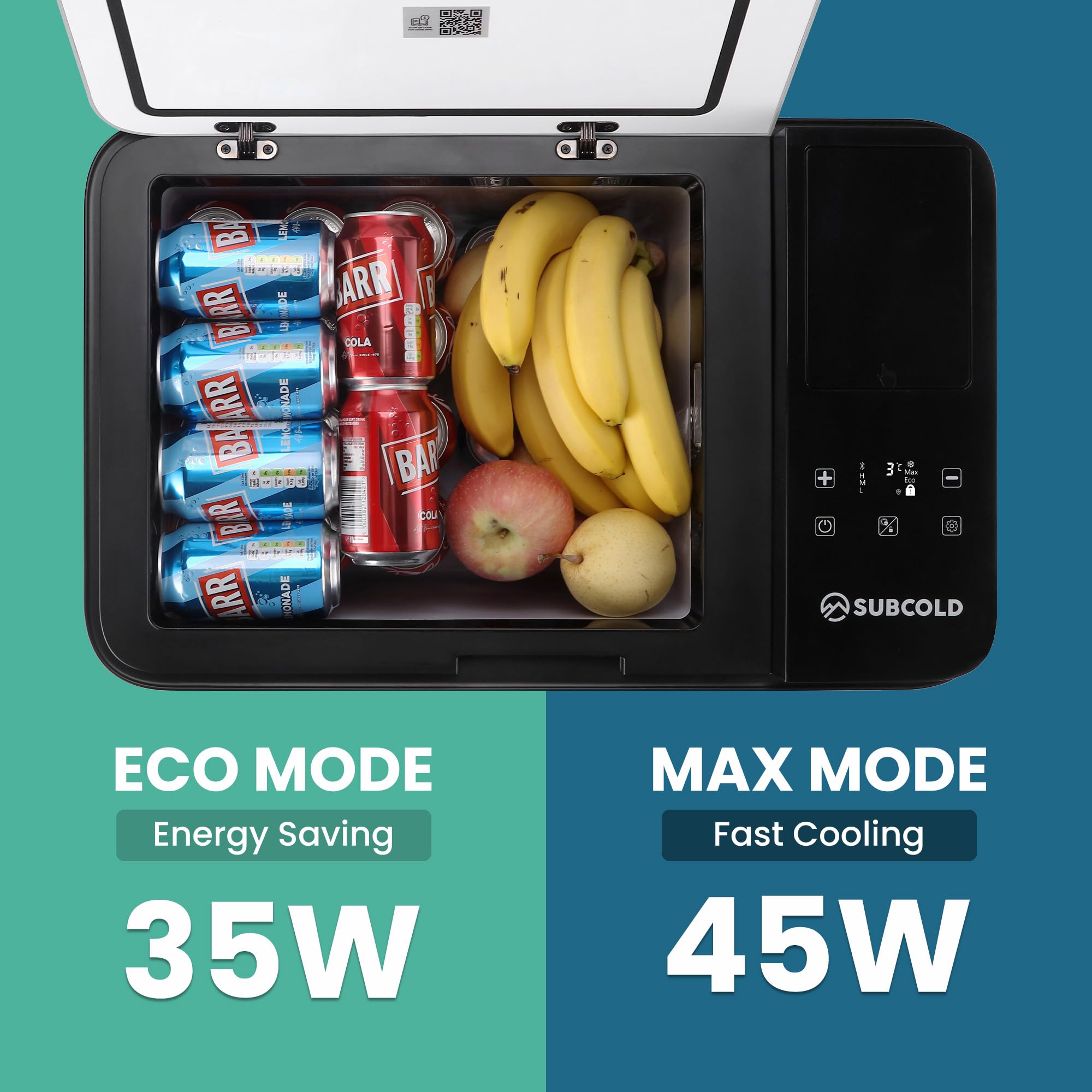 Subcold Roam30 Portable Car Fridge Freezer 30L – 12V/24V/240V Compressor Cooler with App Control, Eco/Max Modes, Battery Protection, Low Noise 44dB – for Cars, Camping, Road Trips & Off-Grid Use - 2