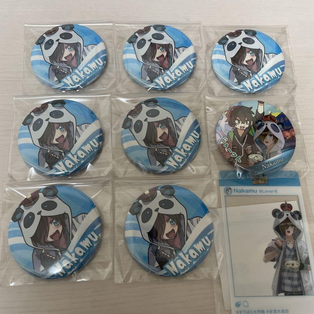 ワイテルズ Nakamu 福岡缶バッジ クリア特典カード 【公式通販】