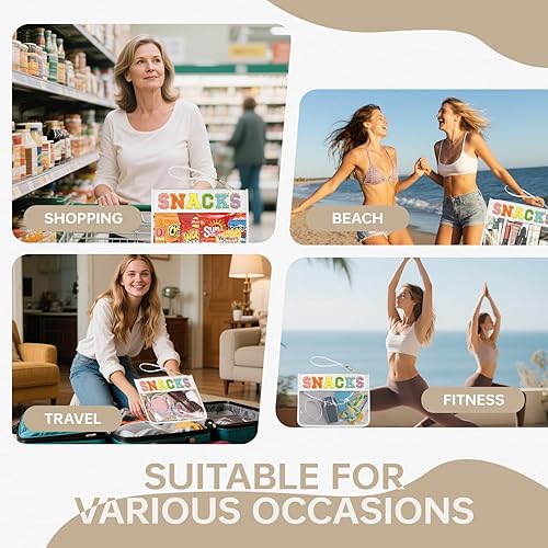 Miniatura 5 de Bolsa de felpilla transparente con cremallera para viaje, bolsa de maquillaje de parches preparatorios, bolsa de maquillaje de nailon para