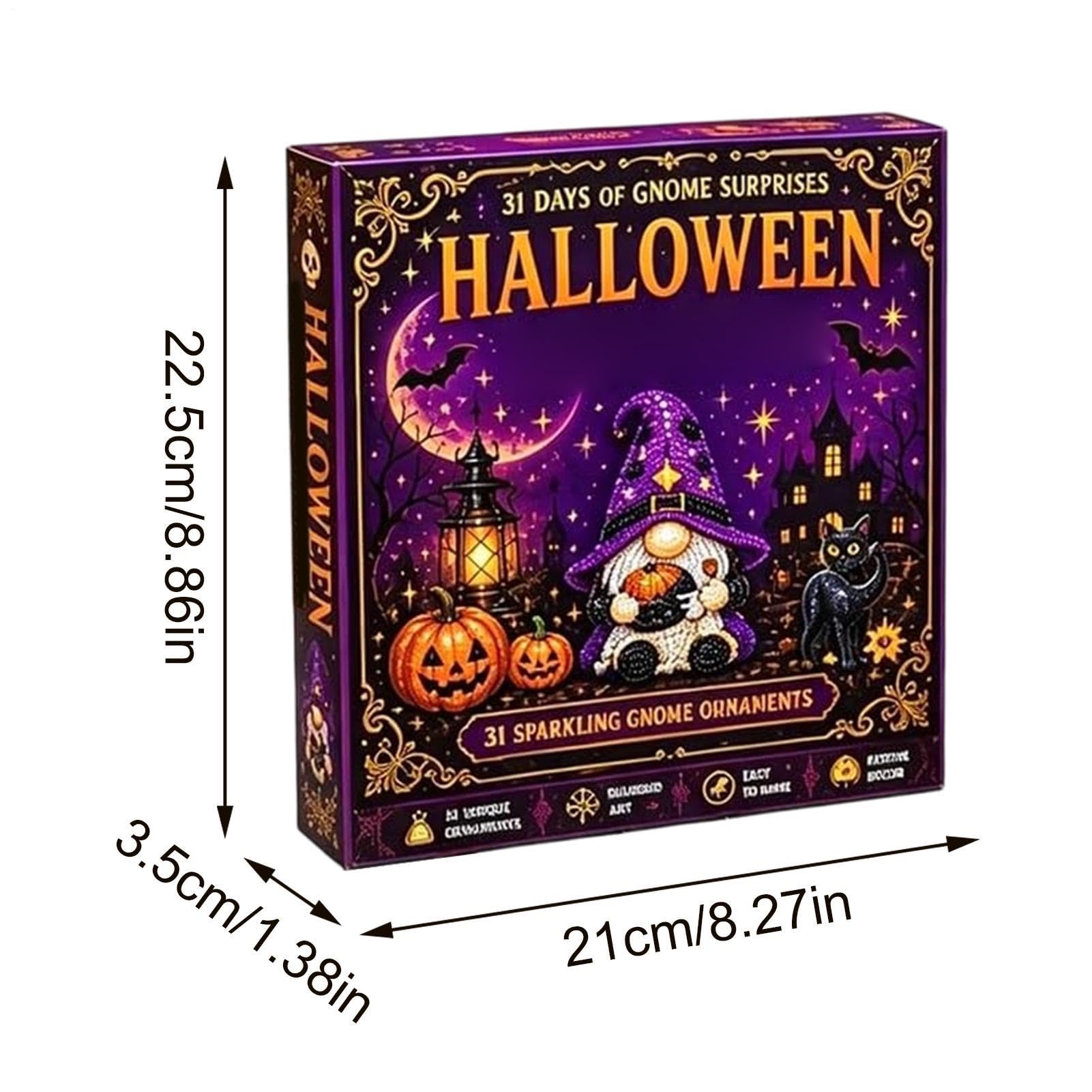 Artystyczny kalendarz adwentowy Halloween zestaw DIY mozaika