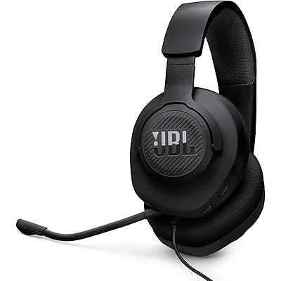 JBL QUANTUM 100M2 ゲーミングヘッドセット/ヘッドホン/3.5MM接続/エントリーモデル/ブラック/JBLQTUM100M2BLK