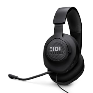 JBL Quantum 100M2 Auriculares con cable para juegos, micrófono desmontable, color negro | Memory Foam Ear Cushions And 3.5 Mm Jack Work With PC, PlayStation, Xbox, Nintendo Switch For Immersive PC Gaming Sessions