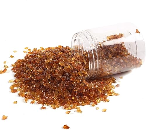 Miniatura 2 de Grava de vidrio reflectante de alto brillo, gemas de fuego, gotas de fuego, piedras de vidrio de fuego, piedras de piedras para hoguera, pecera,