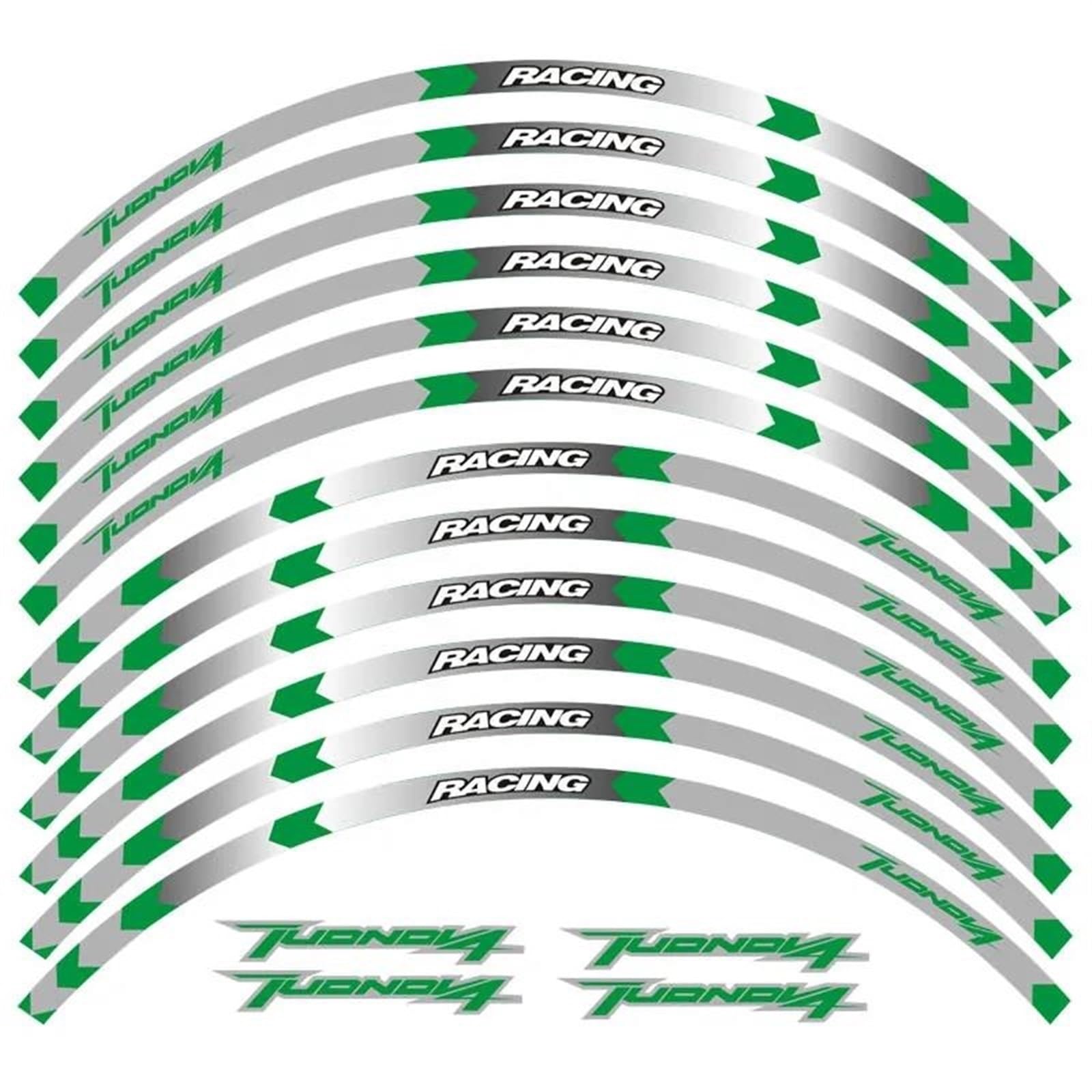 Motorcycle Wheel Stickers Rim Decals for Aprilia for Tuono V4 1100 RR