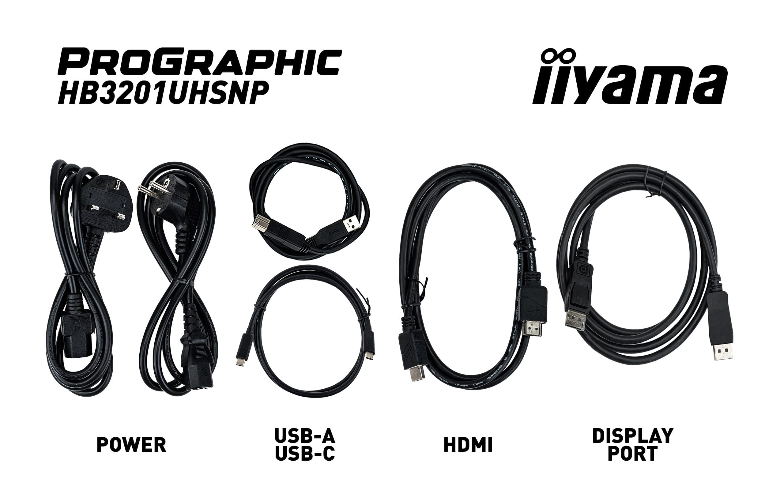 iiyama ProGraphic HB3201UHSNP-B1 32 IPS (DCI-P3 99%, sRGB 100%, Pantone Validated), UHD 3840x2160, 4ms, 1x HDMI, 1x DP, 1 x USB Tipo C 96W PD, DP-Out
