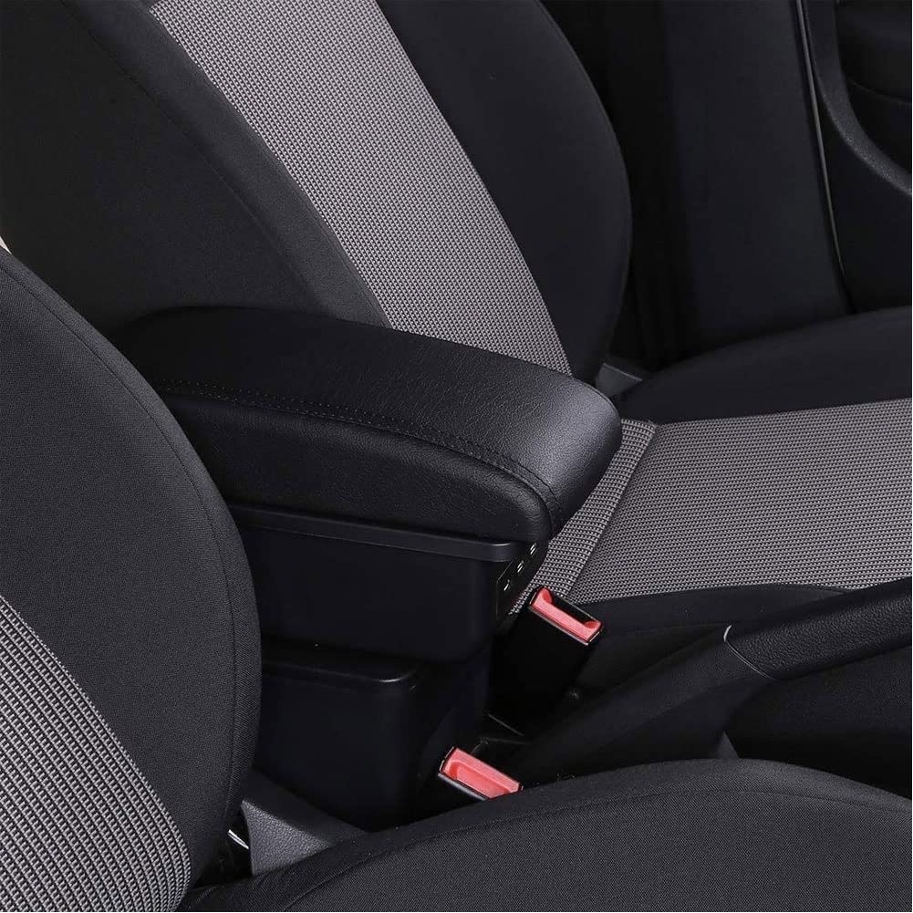 Bracciolo Console Centrale Per Nissan NV200 2009-2018 – Portaoggetti In PU E ABS, Senza USB, Montaggio Diretto, Comodo E Salvaspazio
