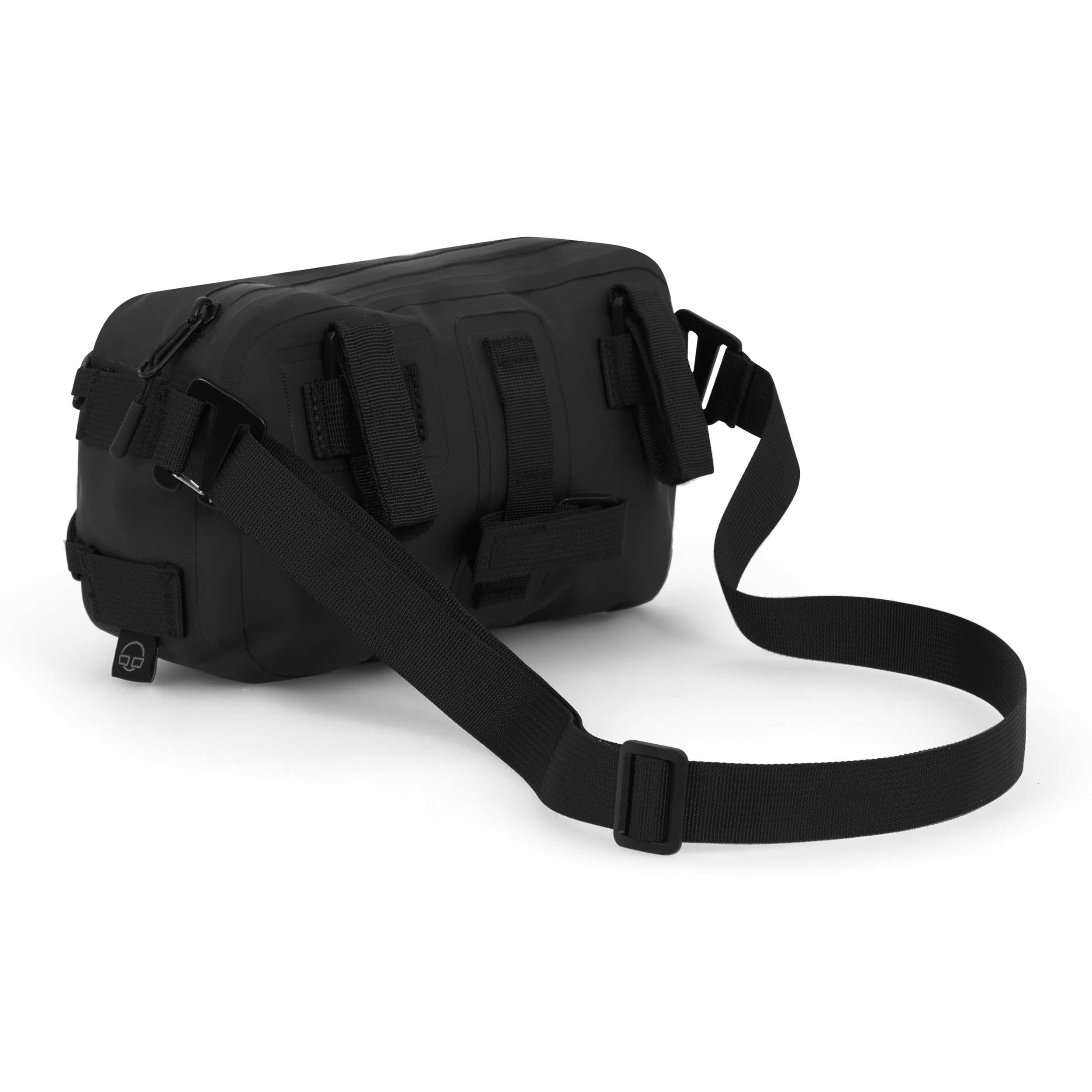 Johnny Urban Borsa Manubrio Bici Impermeabile Nero - Arlo - 2 in 1 Borsa Bici e Tracolla - Borsa Bikepacking per Manubrio Anteriore - Borsa per Bicicletta - Resistente all'Acqua