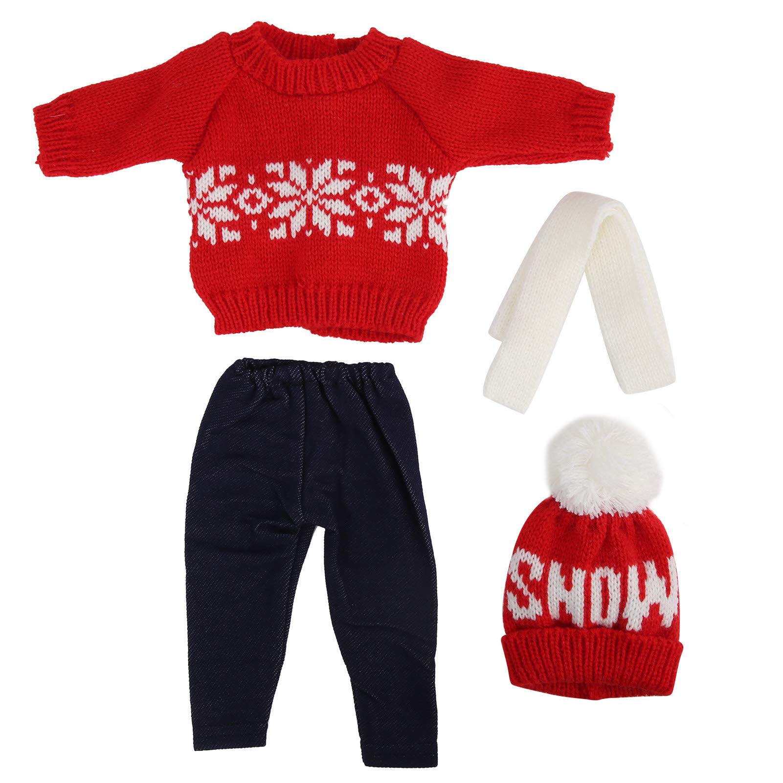 11 Accessoires Pour Poupée Elfe De Noël – Vêtements, Hamac, Coussin, Idée Déco Lutin - 7