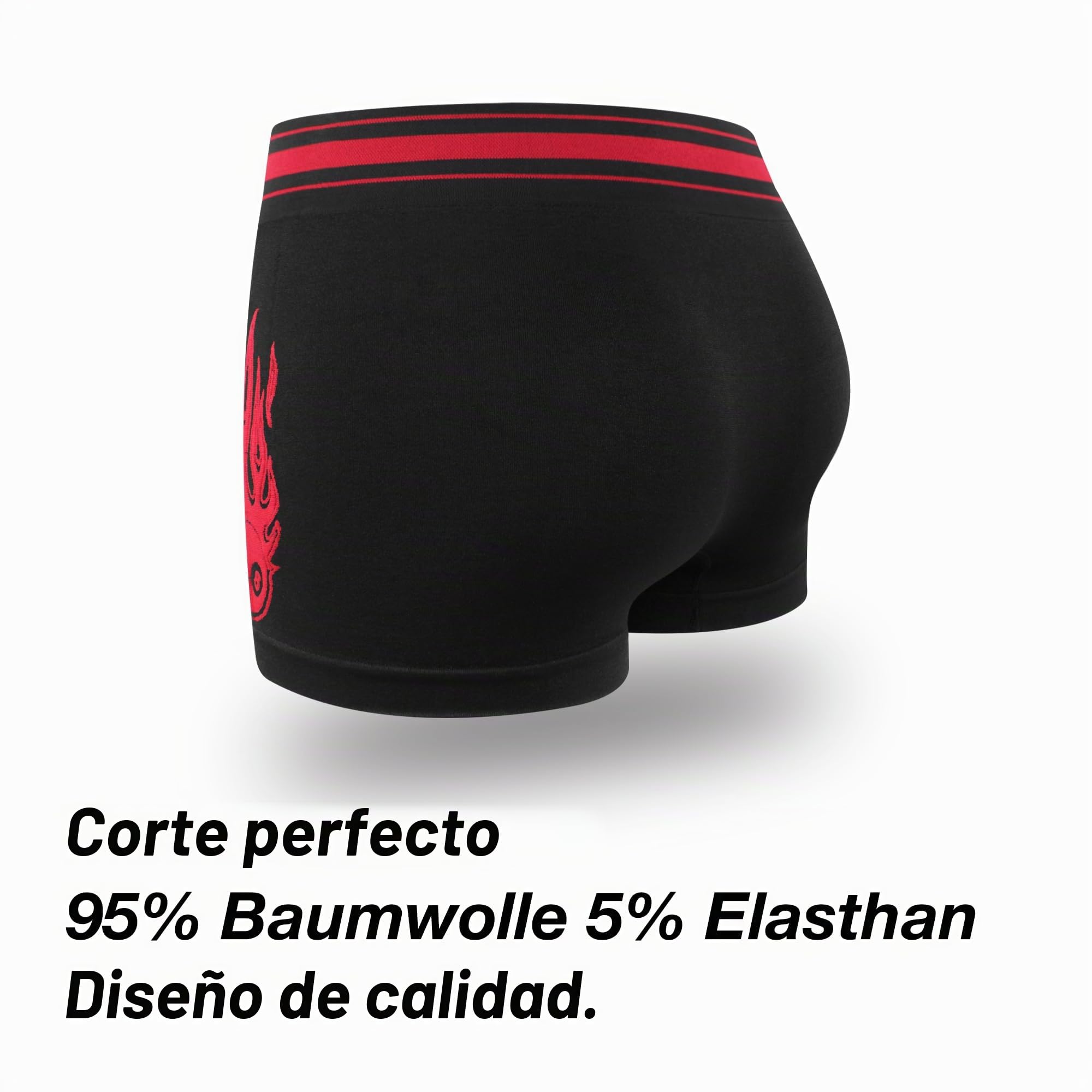 Conjunto L&K de 5 o 10 calzoncillos boxer de microfibra YHUVA3 para hombre, colores y diseños surtidos