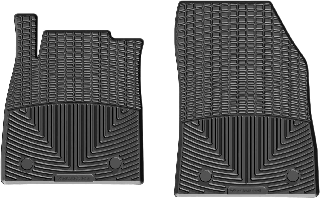 WeatherTech All-Weather Floor Mats for Chevrolet Impala 1st Row (W318), Black