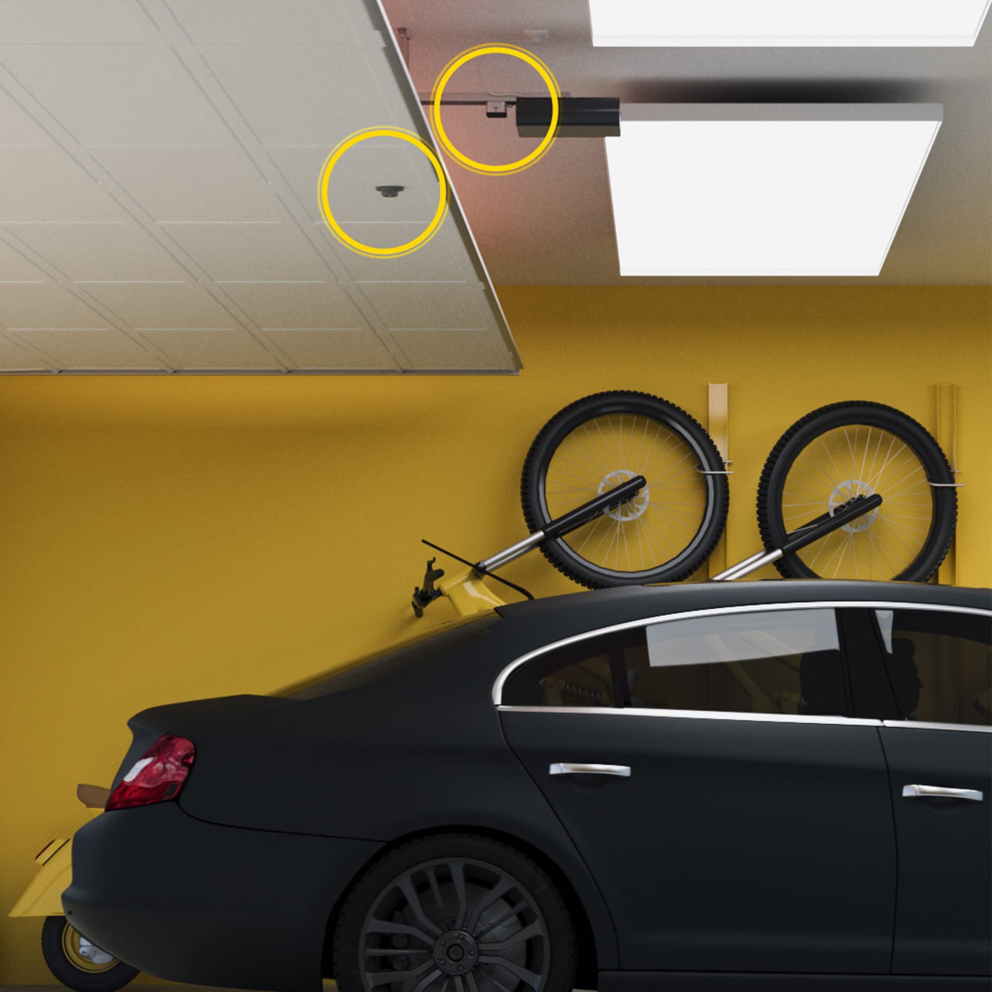 Yale Smart Opener für Garagentore - 05/102300/BW - WLAN-fähiger Garagenöffner - Automatisches Öffnen - Fernbedienung - Gemeinsamer Zugang - Einfache Installation