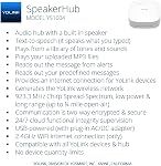 YoLink SpeakerHub - Smart Home Speaker Hub, joue des tons/armes et vos messages personnalisés texte à parole, annonces vocales, alerte audio vocale, alertes parlées, portée de 1⁄4 Mile, WiFi Requis