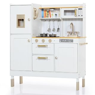 TODEFULL Kids Play Kitchen Set, Toddler Kitchen Playset with Accessories - Amazon product rated Grade A