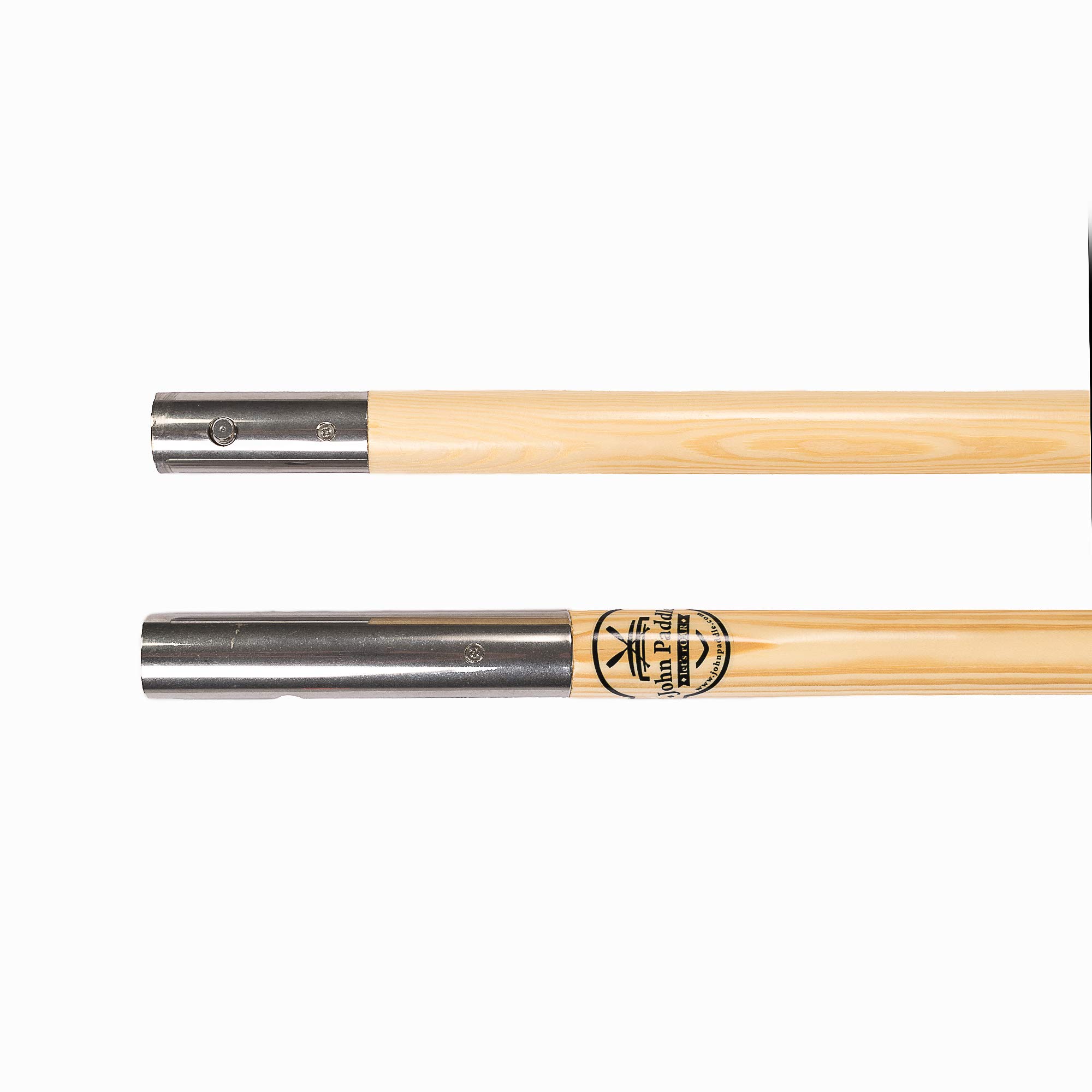 John Paddle let's rOAR www.johnpaddle.com 1 Stück oder 2 Stück(1 Paar) Asymmetrisches Kajak Doppel-Paddel 2-teilig tailbar asymetrische Blattform (235cm) - EU ökologische Produktion