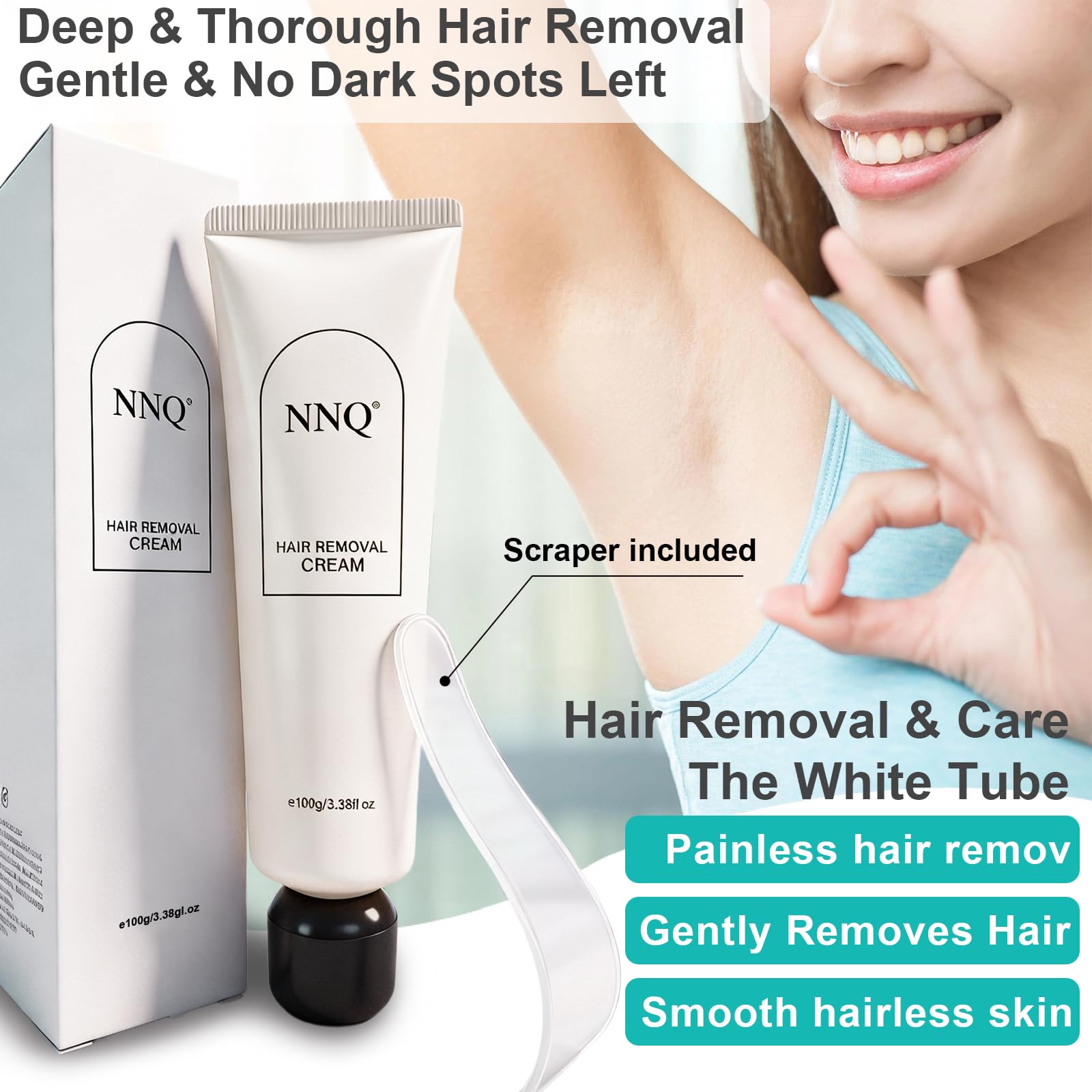 Amazon.com : NNQ Hair Removal Cream For Women Men, Painless