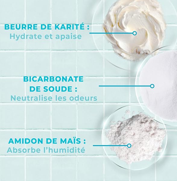 ENERGIE FRUIT Déocrème - Déodorant Crème 100% Naturel - Douceur et Efficacité 24h - Parfum Monoï - Sans Alcool - BIO certifié par ECOCERT - Fabriqué en France - Pot de 45g - 5