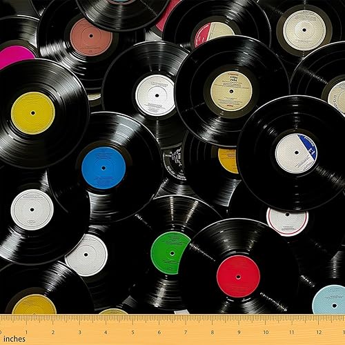 Miniatura 20 de jejeloiu The Yard - Tapicería de vinilo retro de los años 83 para sillas, tocadiscos de 3 yardas para proyectos de bricolaje en el hogar, decoración