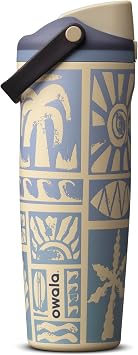 Owala FreeSip Sway Stainless Steel Water Bottle 30 oz Vintage Surf