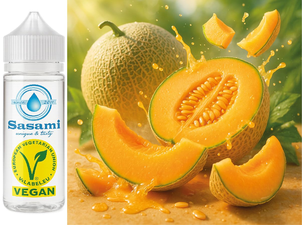 Melon kantalupa aromat koncentrat – Wegański – Sasami – 100ml