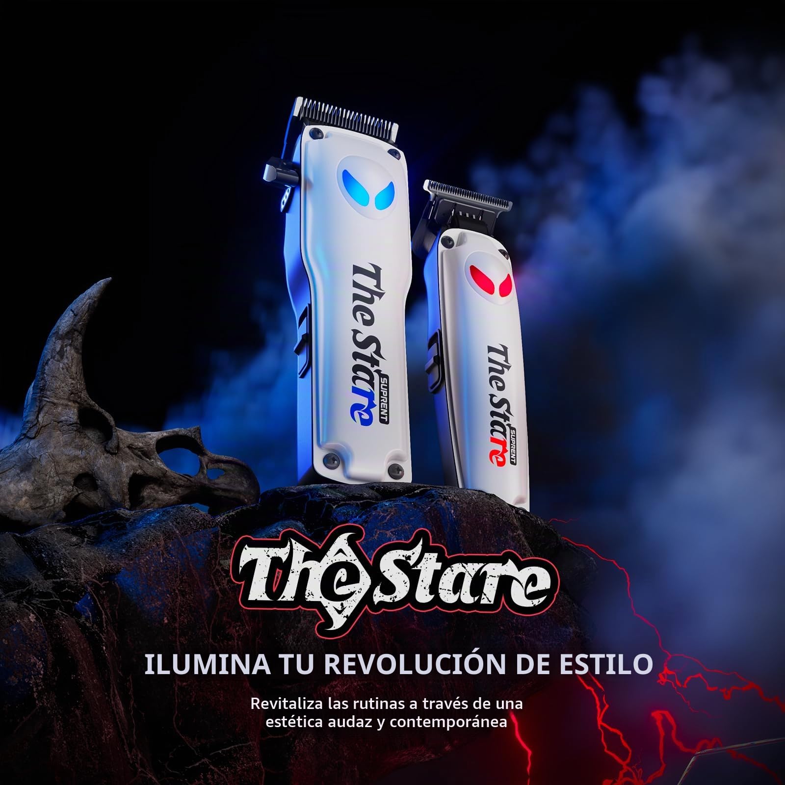 SUPRENT Juego de Maquina De Cortar Pelo Profesional Hombre, Clipper Maquina Pelo Inalámbrico y Maquinilla Cortar Pelo, 9 Peines, Cortadora de Pelo Regalos Para Hombres