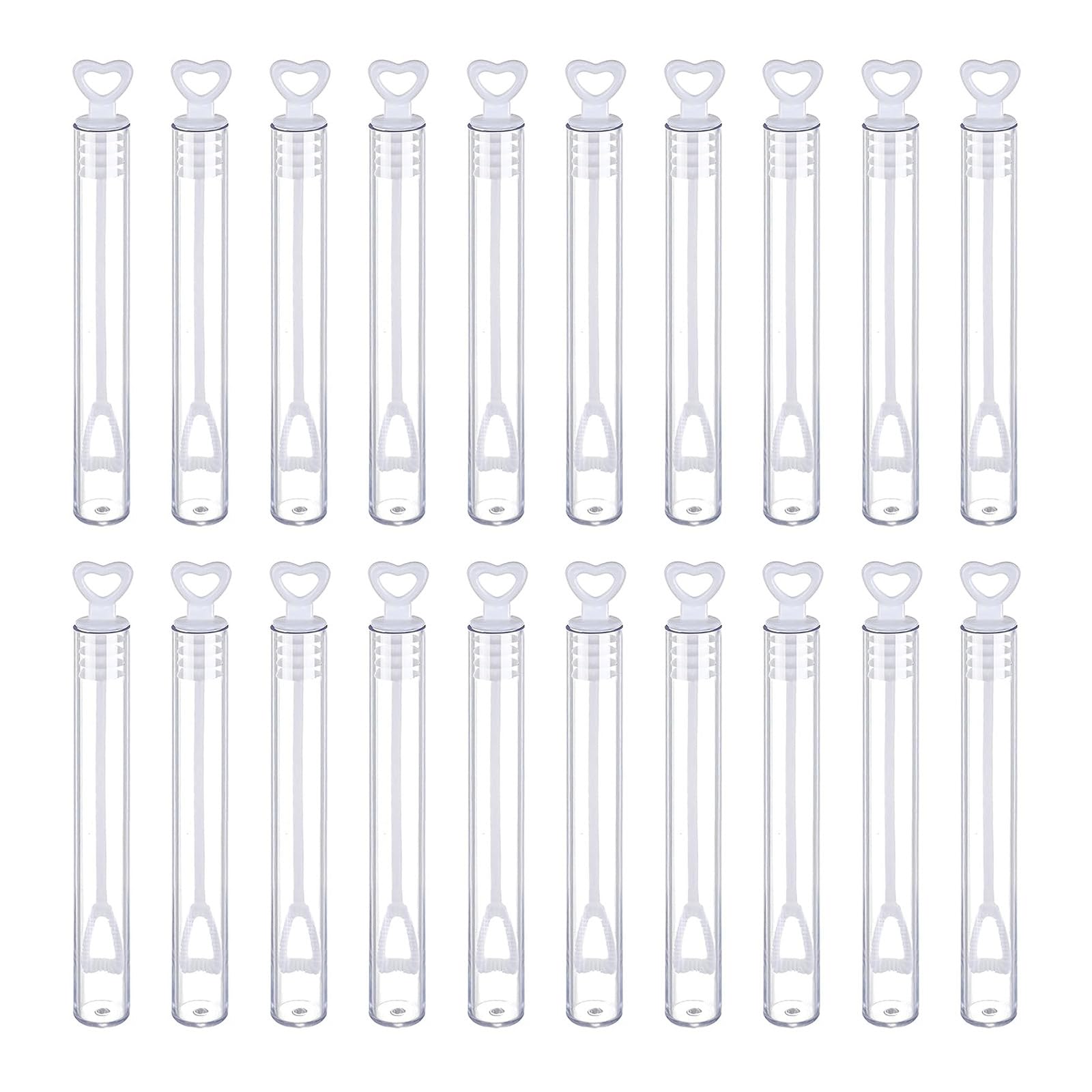 BOGEEL Magical Wedding Bubble Tube Create StunningPhotos with Colorful and Sparkling Bubble Tubes Bottles 20 Pieces