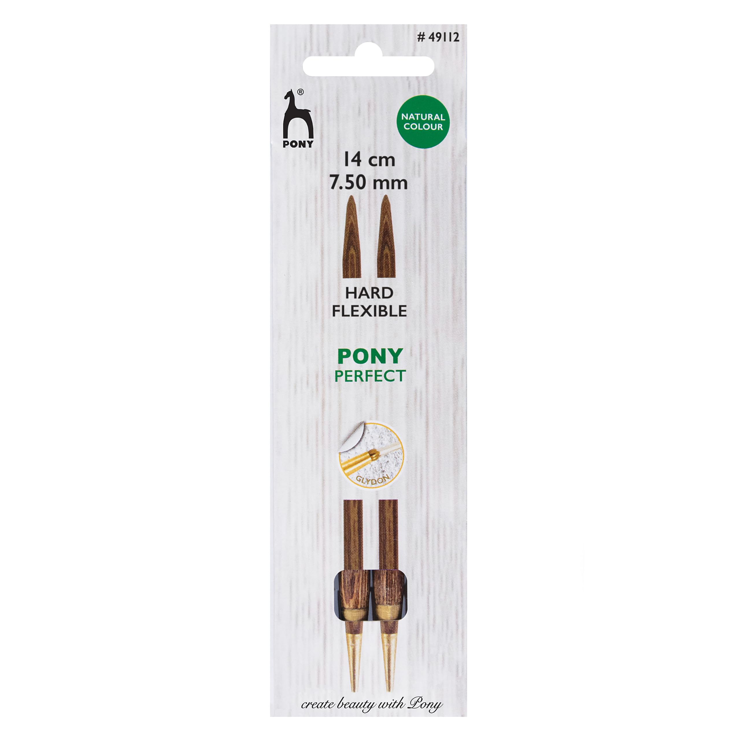 PERFECT I/C 14CMX7.50 - Perfect: Knitting Pins: Circular: Interchangeable: 14cm x 7.50mm - Pony
