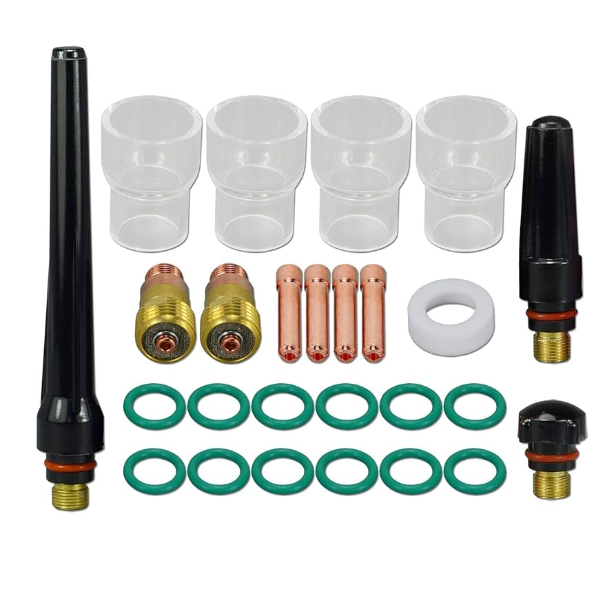 da-2masa　0319 RIVERWELD TIG Stubby Gas Lens 17GL332 10N24S 3/32” & 2.4mm