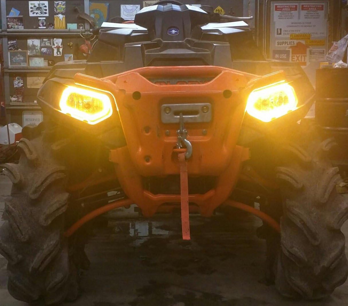 Motorcycle & ATV Polaris Sportsman 500 570 800 550 850 1000 RED Halo