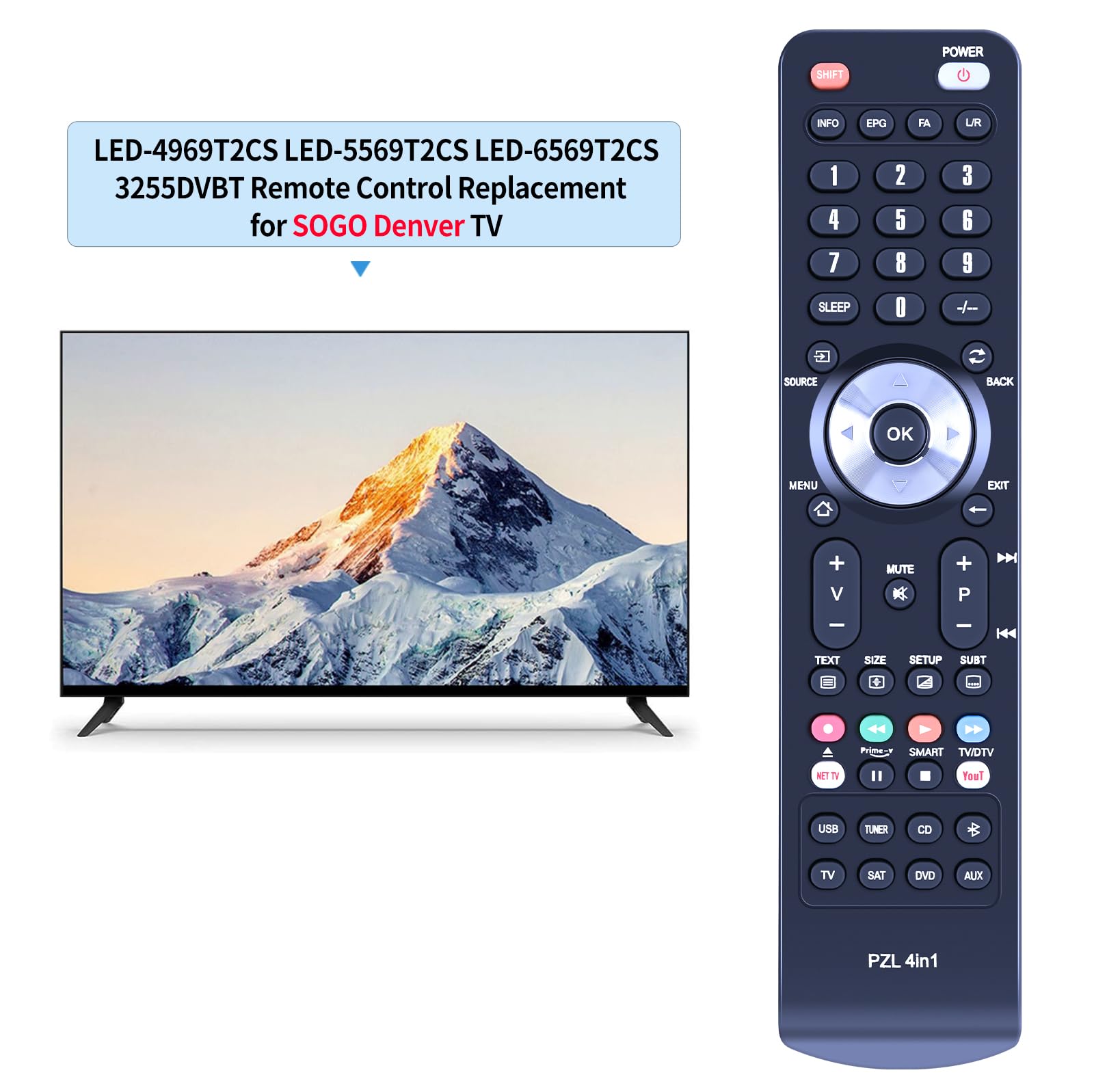 Telecomando A Distanza Originale Samsung Smart TV LED UHD Flat UE43KU6500UXXC - Foto 4
