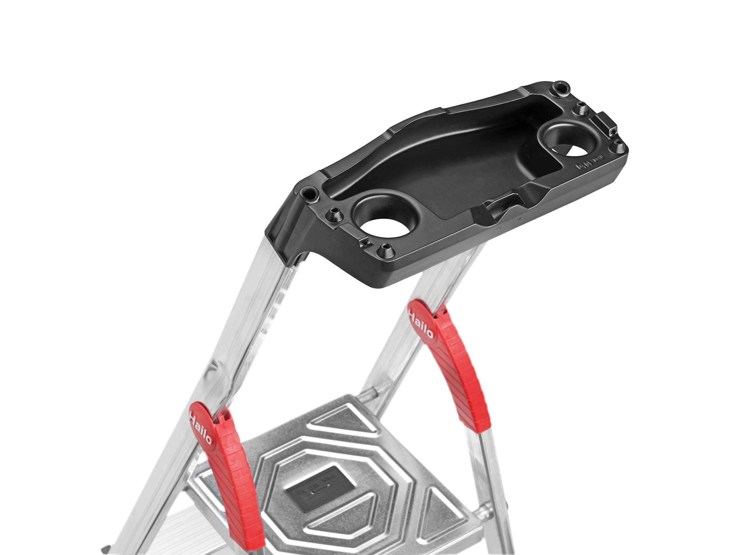 HAILO 8160-507 - Escalera de aluminio de tijera L60-EasyClix (5 peldaños)