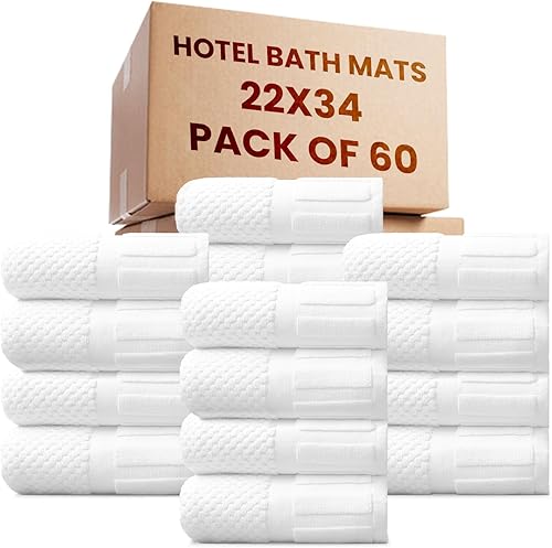 Miniatura 16 de belem Mikado - Toallas de baño de lujo a granel de 27 x 54 pulgadas, paquete de 36, 100% algodón, ultra suaves y afelpadas, altamente absorbentes