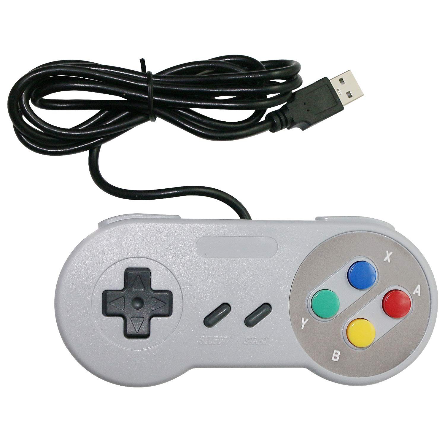 スーパーファミコン USB ゲームパッド コントローラ Amazon.co.jp: SNES レトロ USB コントローラー ゲームパッド