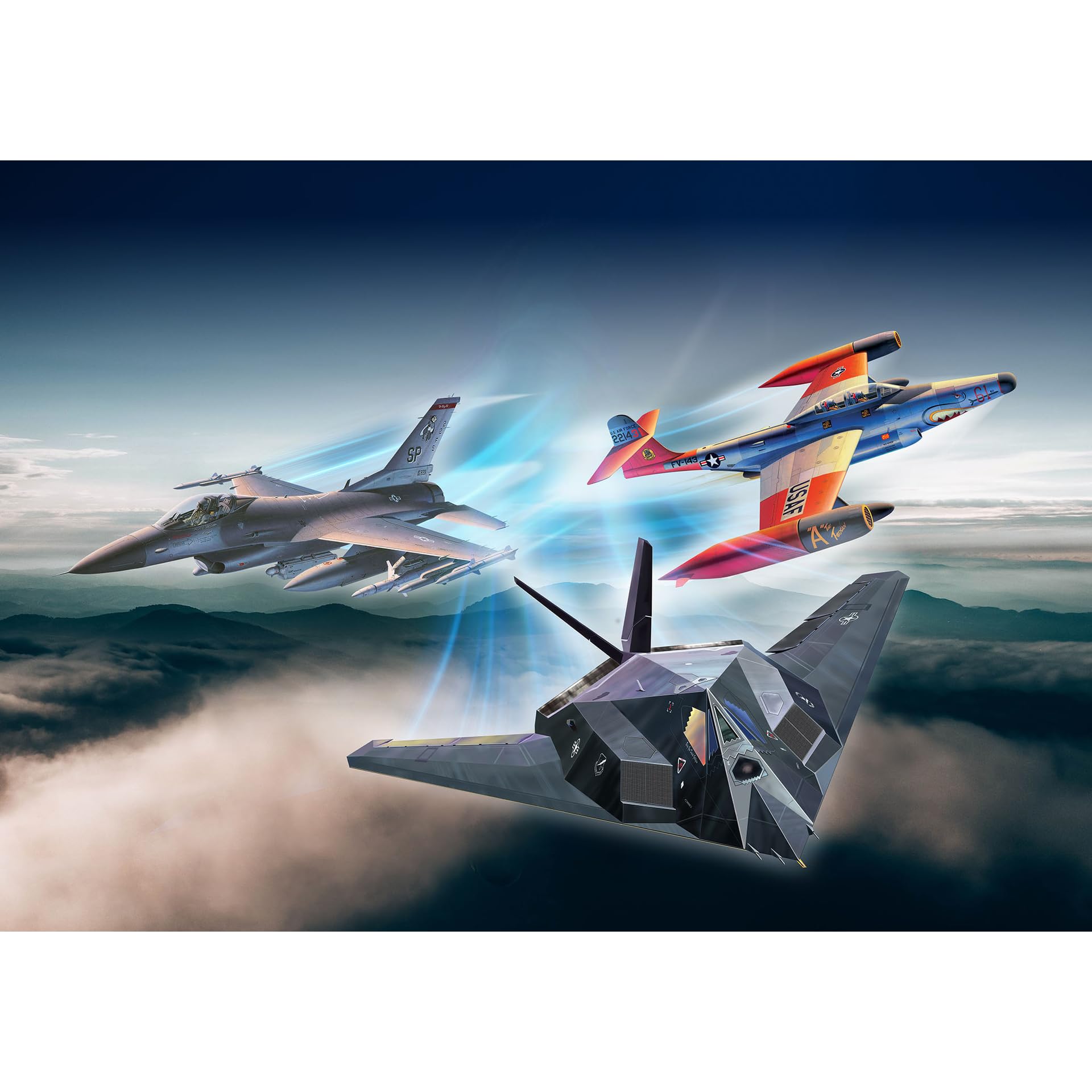 Amazon.com: Revell Gift Set 05670 US Air Force 75th Anniversary
