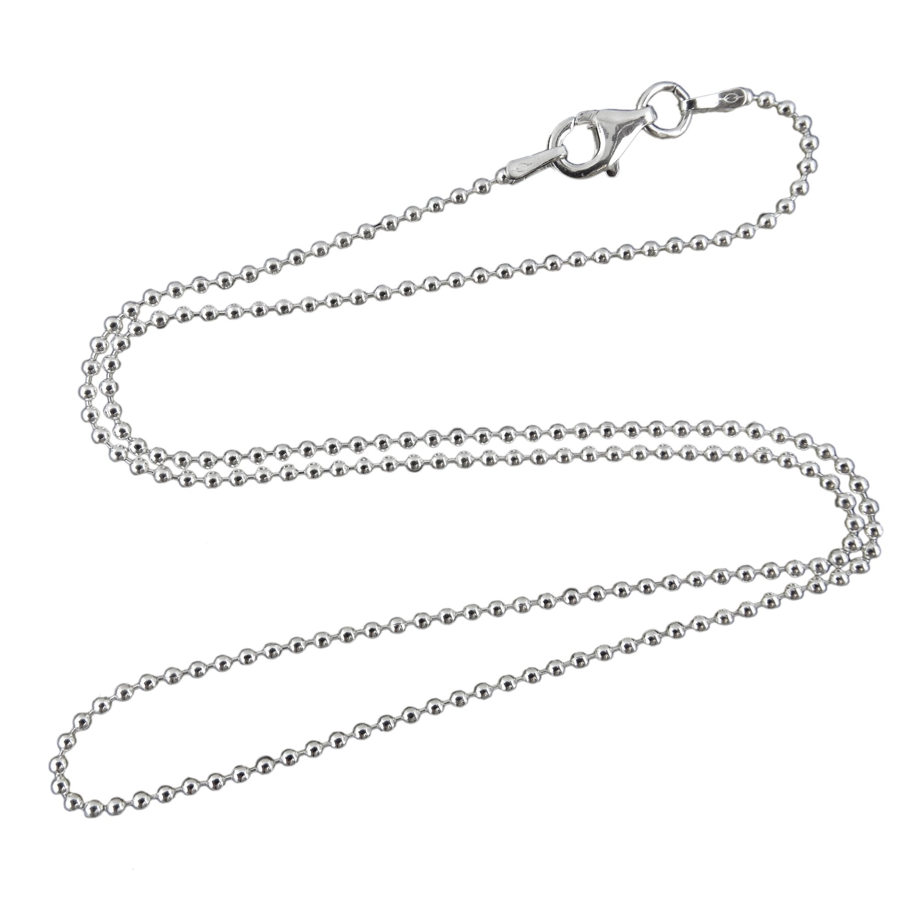 FashionJunkie4Life 925 Sterling Silver Chain Necklaces - 16, 18, 20, 22, 24, 30 Inches
