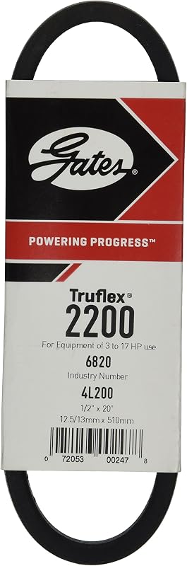 Correia em V Gates TruFlex 2200 para equipamentos de jardim – 1 unidade