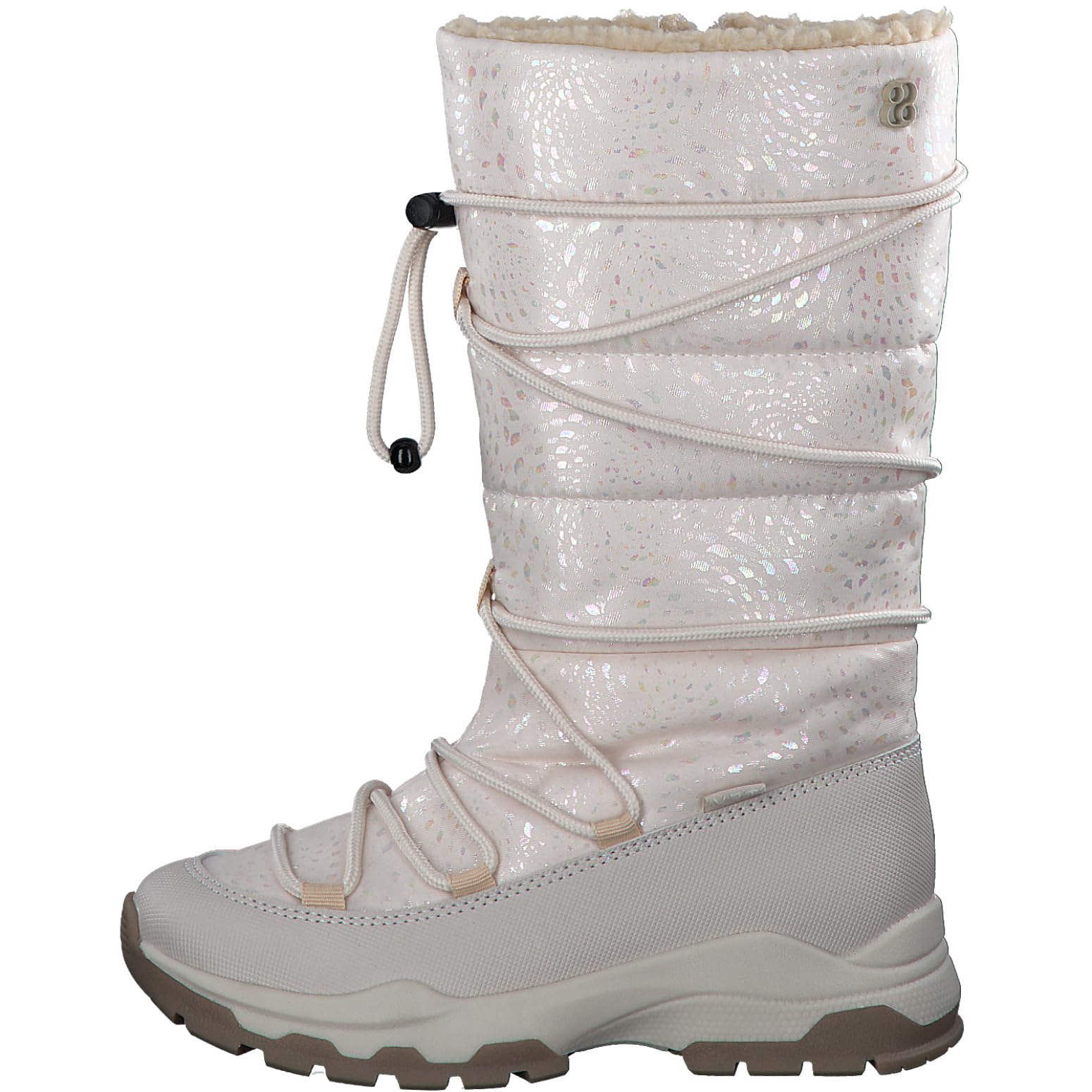 s.Oliver Girl's [Juniors] 5-46604-41 Snow Boot, Beige Comb, 1.5 UK