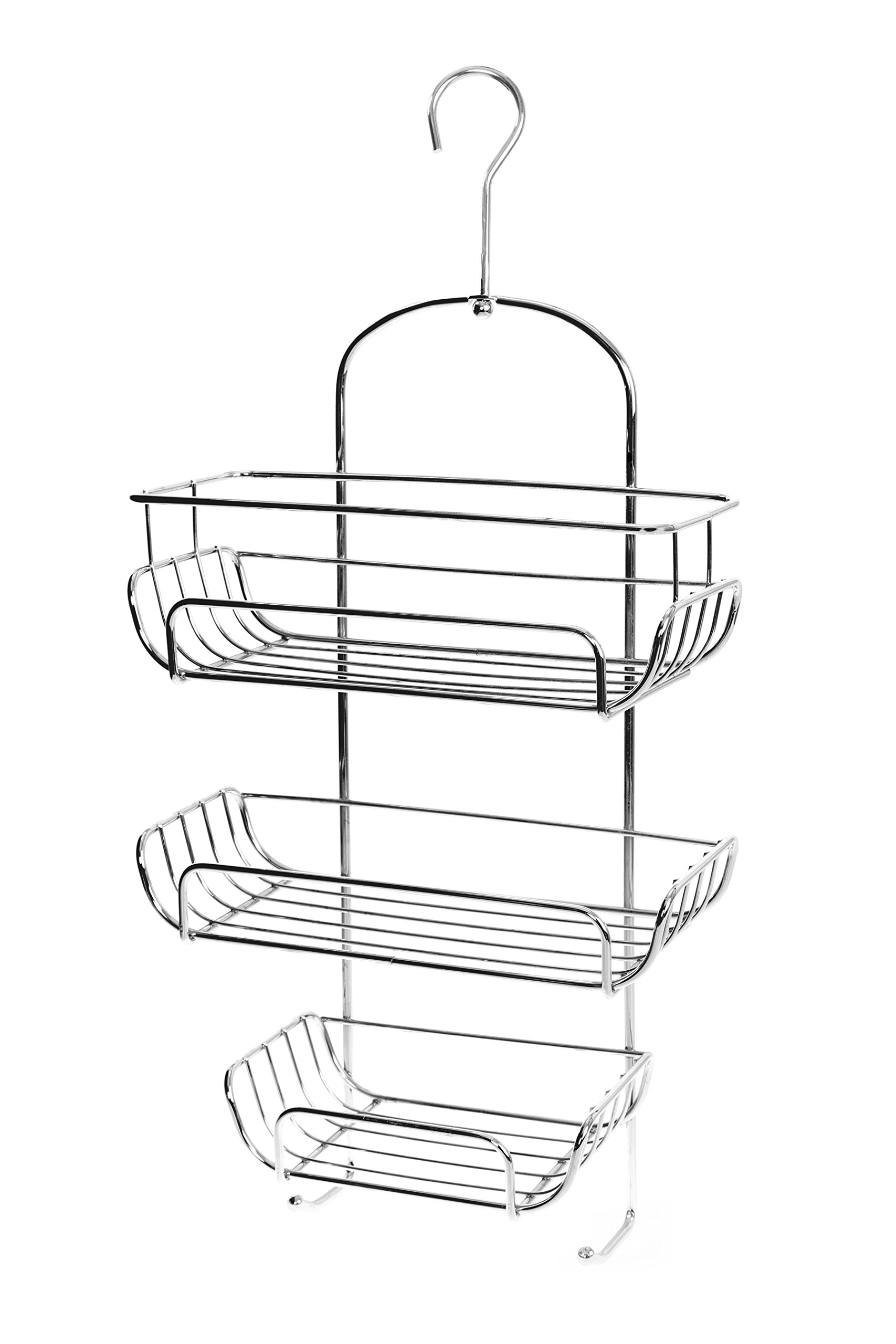 PREMIER Housewares 1600557 Supporto per Doccia, 3 Livelli, Cromo