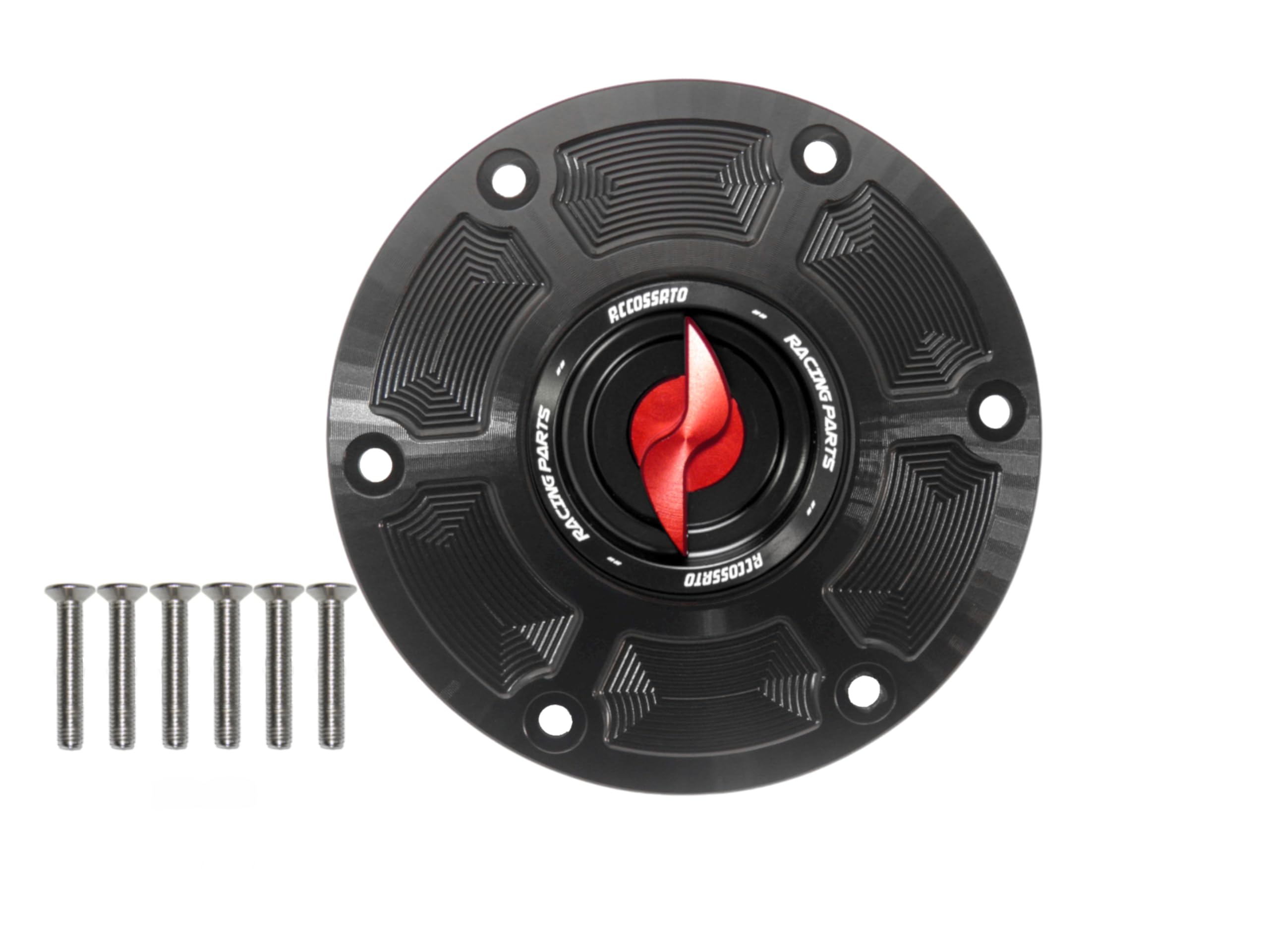 Accossato Bouchon essence avec cliquet rouge pour Ducati Diavel 1260 S (1260cc) 2020
