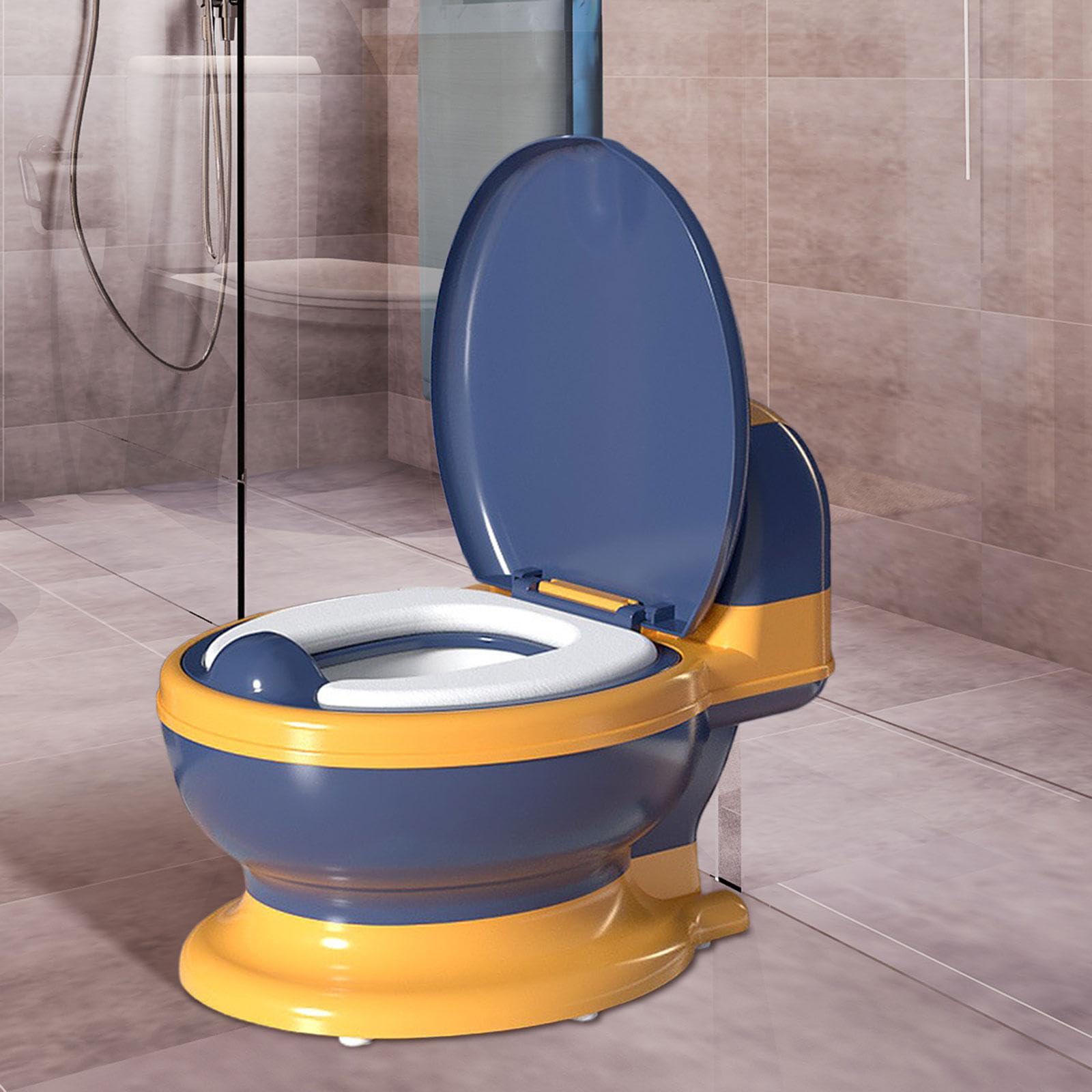 Töpfchen, Realistische Toilette, Leicht zu Reinigender Töpfchensitz, Töpfchenstuhl für Babys