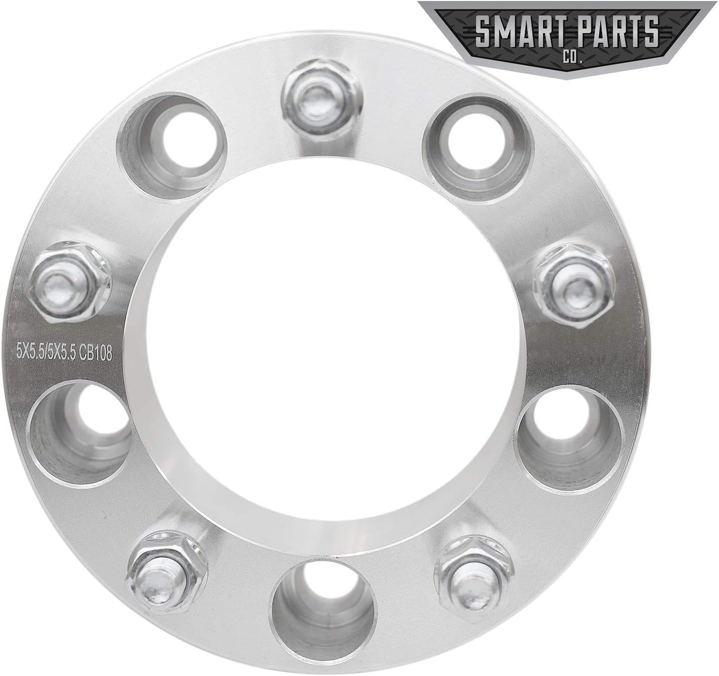 4 5X5.5 (5x139.7) 4" (2" per Side) Wheel Spacers Adapter 1/2x20 Threads - Fits Jeep Ford Dodge