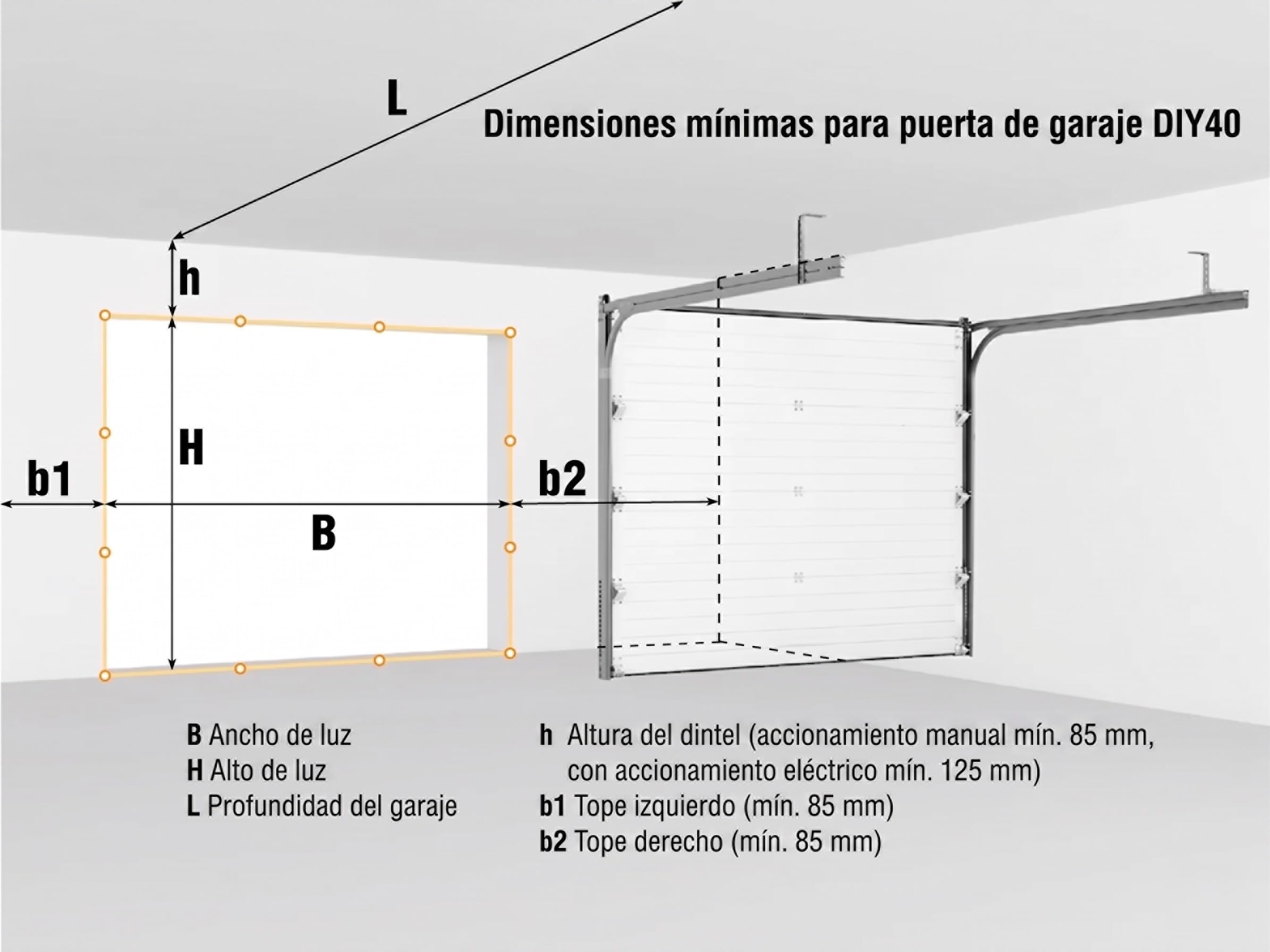 DoorHan - Puerta de Garaje | Seccional | Motorizada y emisor manual, para el Autoensamblaje, Tamaño y Color para elegir (RAL 8014 (Marrón), Ancho 2750 mm x Alto 2150 mm) extra