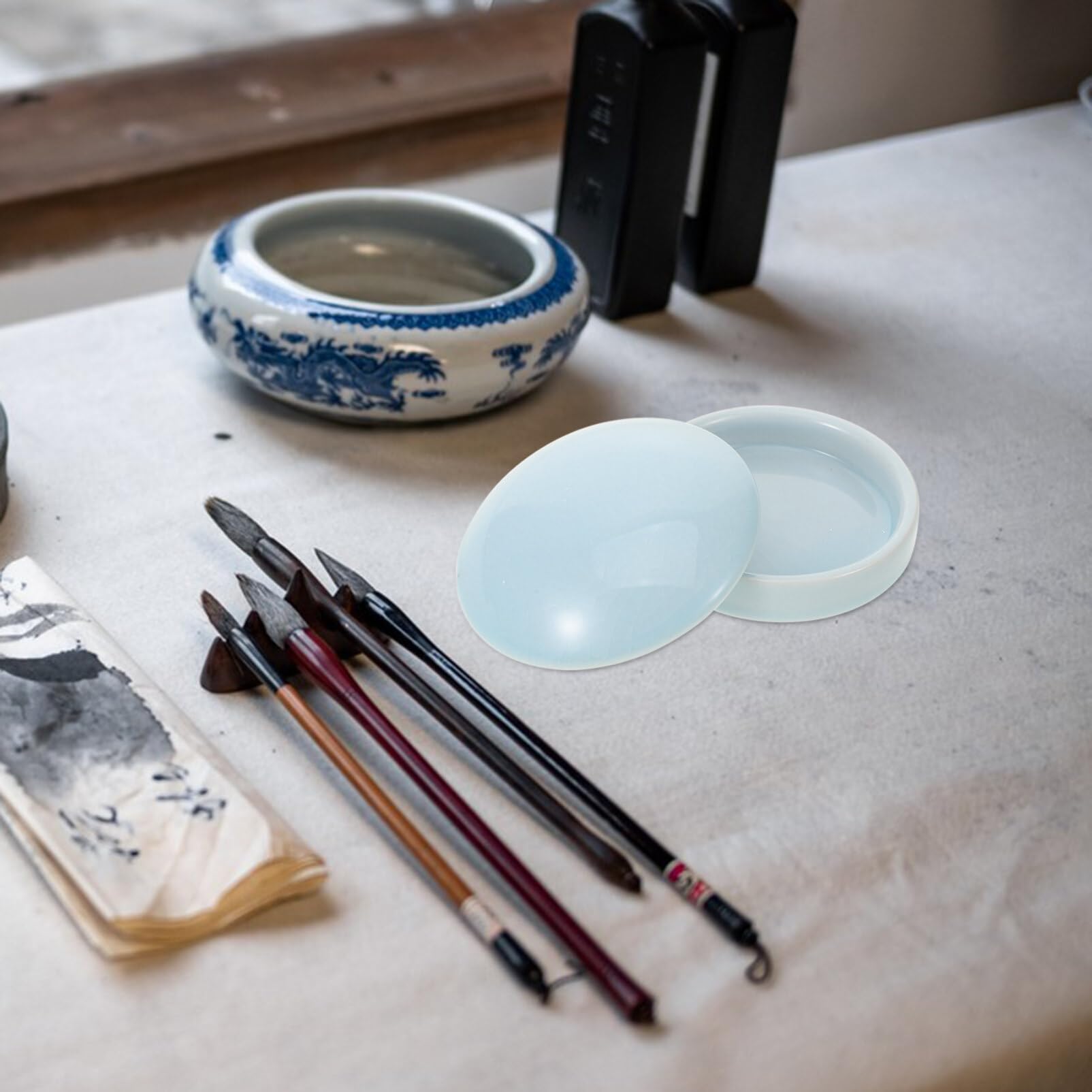 Palette Céramique à Encre pour Artistes, 1 Set, Cinq Couches