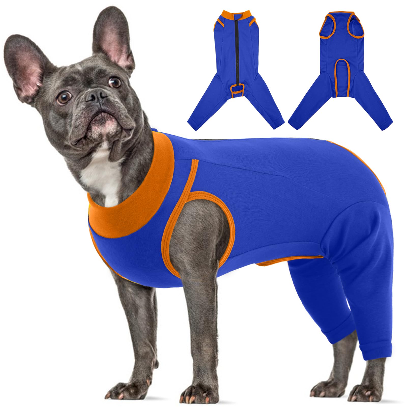 Lelepet Dog Recovery Suit After Surgery, Post-Op Onesie, Sapphire Blue XS โ image 1