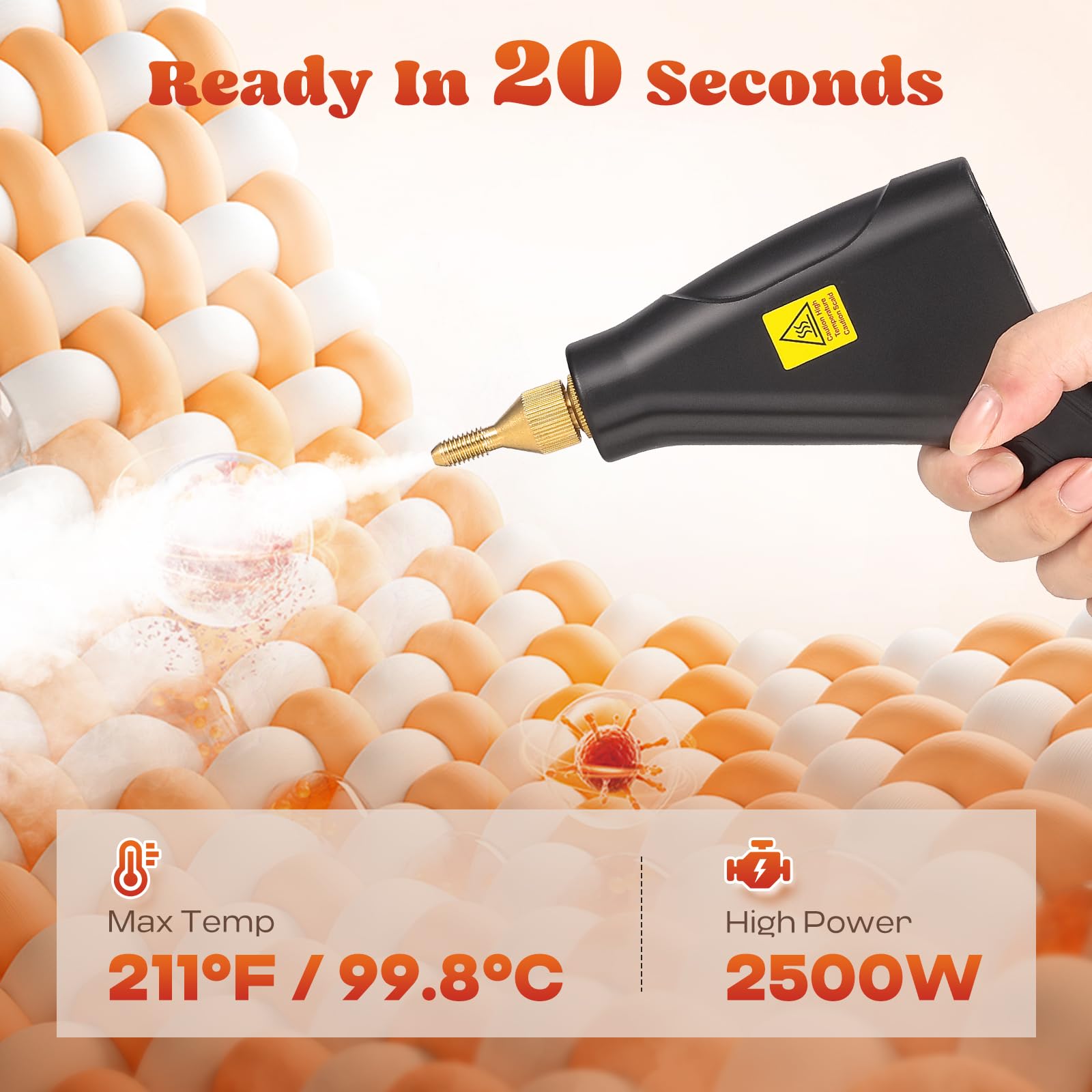 Mr. Steam MSITEMPOSQ-PB AromaSteam Steam Head Square, Brushed Bronze