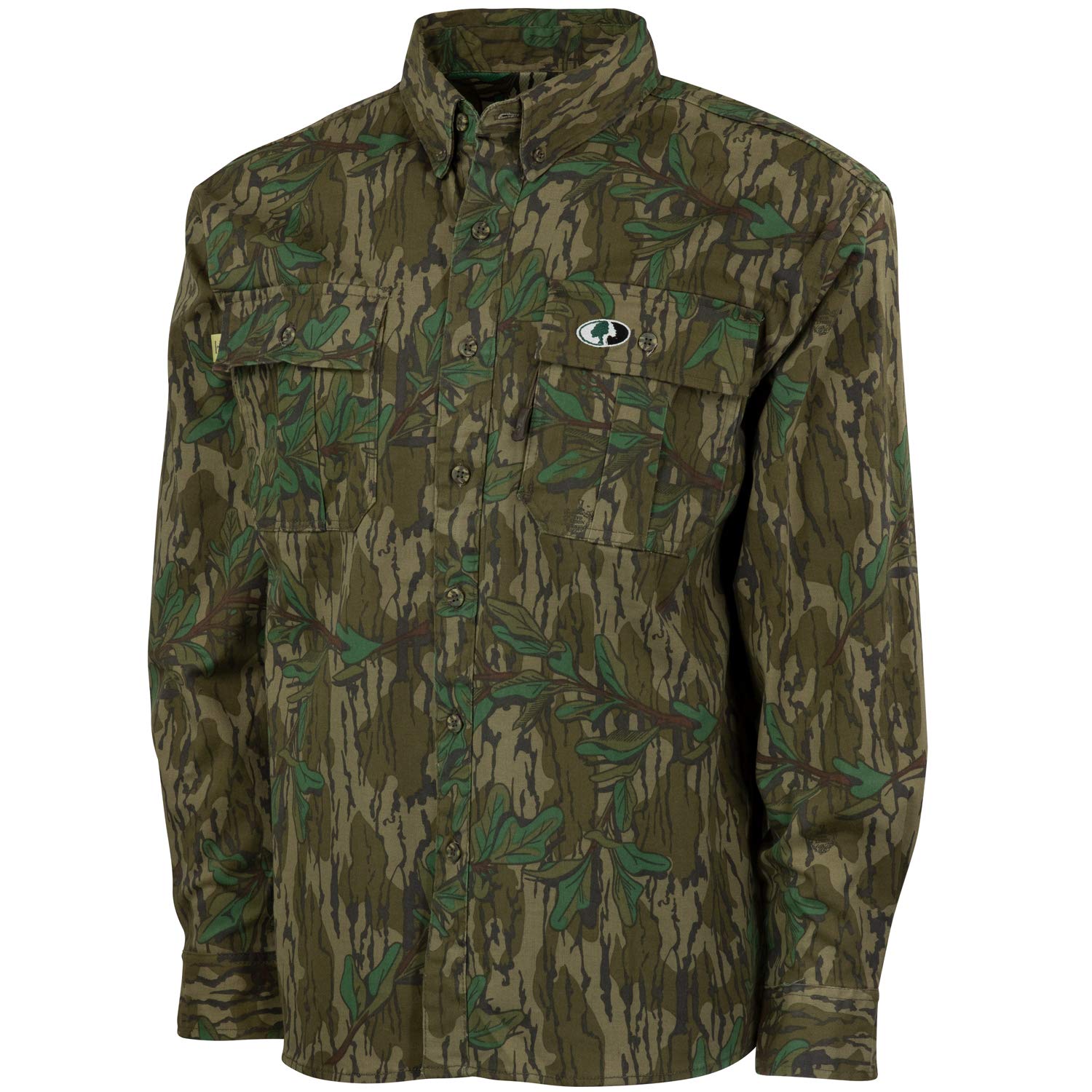 Mossy Oak Unisex-Adult Men's Long Sleeve Camo Hunting Shirts Cotton Mill