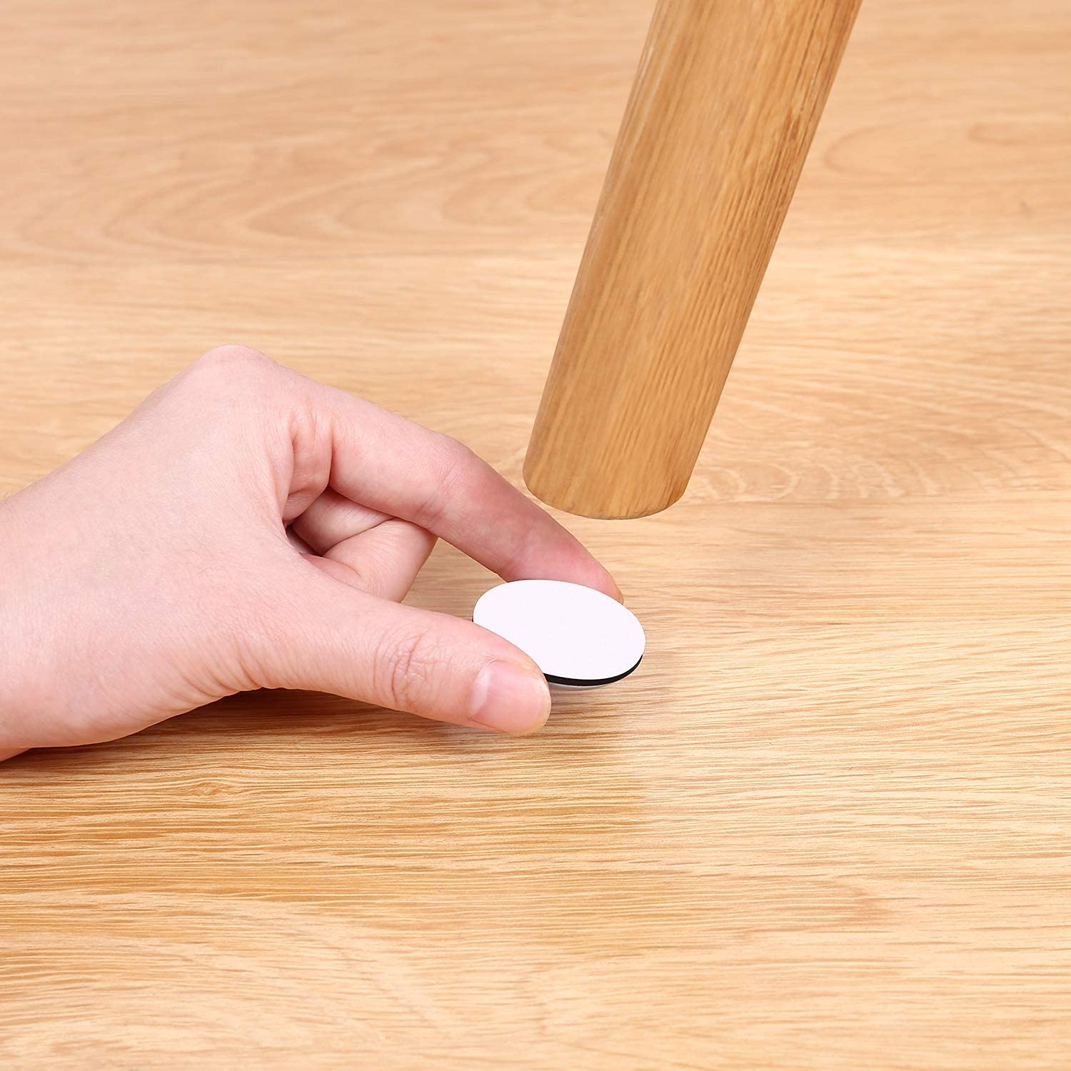 24 StüCk MöBelgleiter und Gleiter für TeppichbewegungsmöBel 25X35Mm Selbstklebende MöBelgleiter